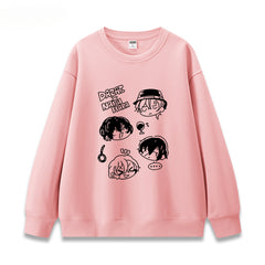 Unisex Anime Crew Neck Loose Sweatshirt