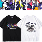 Casual Anime Logo Print Short-sleeved T-shirt