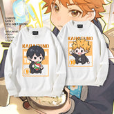 Casual Anime Hinata Graphic Print Sweatshirt