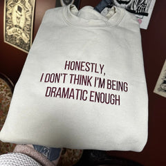 Dramatic Embroidered Sweatshirt