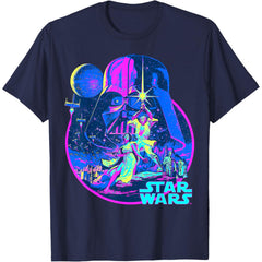 Classic Bright Neon Poster Art T-Shirt