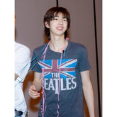 JUHOON Same Style Retro Short-sleeved T-shirt
