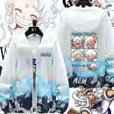 Unisex Luffy Zipper Sunscreen Thin Jacket