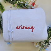 Arirang Embroidered Pullover Hoodie
