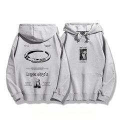 Unisex Melina Graphic Print Casual Loose Hoodie