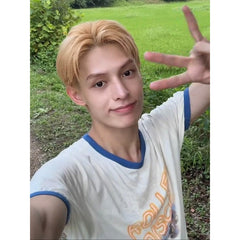 JAMES Same Color-block Short-sleeved T-shirt
