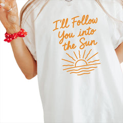 Into the Sun T-Shirt Graphic Print Unisex Tee