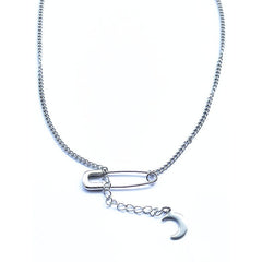 JIMIN Pin Moon Pendant Necklace