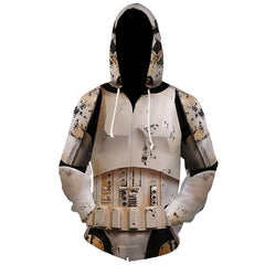 Men's Mandalorian Cosplay 3D Printed Loose Hoodie