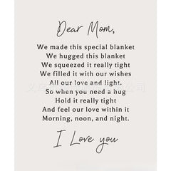 Envelope Letter Flannel Blanket