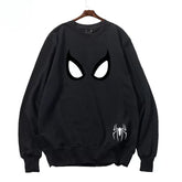 Unisex Spider Universe Comic Round Neck Loose Sweatshirt