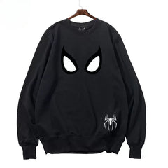 Unisex Spider Universe Comic Round Neck Loose Sweatshirt