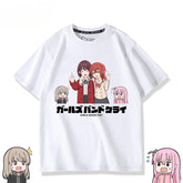 Casual Girls Anime Short Sleeve T-Shirt