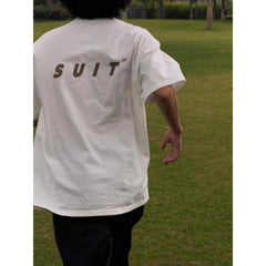 Vintage Letter Print Short Sleeve T-Shirt
