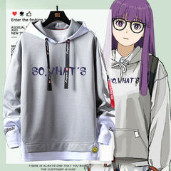 Trendy Anime Cos Loose Pullover Hoodie
