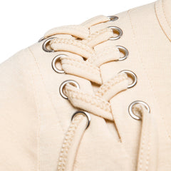 Trendy Slim Irregular Braided Long-sleeved T-shirt