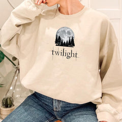 Vintage Moon Forks Sweater Movie Lovers Sweatshirt