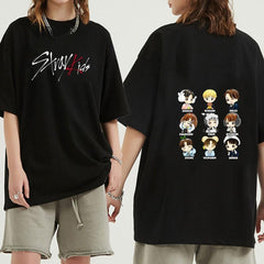 Women's SKZ Logo Printed Short Sleeve T-Shirt