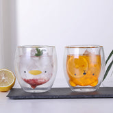 Creative Double Layer Bear Cup