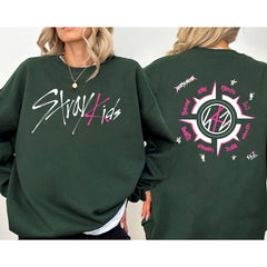 SKZ Logo Printed Crew Neck Sweatshirt Gift