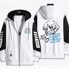 Men's and Women's Anime Hooded Thin Jacket
