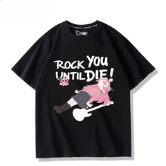 Funny Anime Graphic Short Sleeve T-Shirt