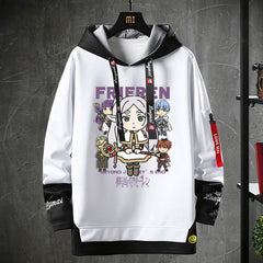 Unisex Anime Graphic Print Loose Hoodie