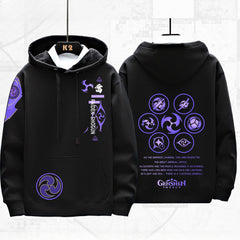 Trendy Game Graphic Printed Loose Hoodie
