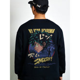 Unisex Anime Crew Neck Loose Sweatshirt
