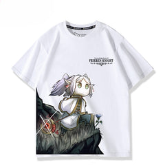 Unisex Anime Pattern Print Short-sleeved T-shirt