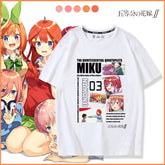 Men's and Women's Anime Short-sleeved T-shirt