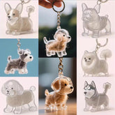 Cat Pup Capsule Keychain Pet Hair Storage Pendant Lab
