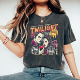 Retro Twilight Saga Printed Crew Neck T-shirt