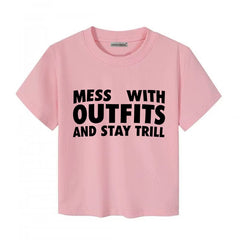 A-NA Same Cropped Short Sleeve T-Shirt