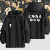 Casual Karasuno High Logo Hooded Thin Jacket