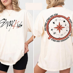 SKZ 8th Anniversary Aesthetic T-Shirt Top