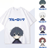 Anime Figure Print Short-sleeved T-shirt