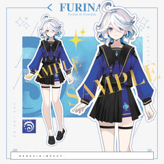 Furina Cosplay Skirt Jk Sailor Uniform