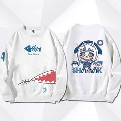 Gawr Gura Loose Long-sleeved Sweatshirt