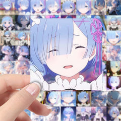 Cute Anime Rem Stickers
