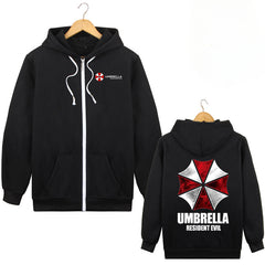 Casual Umbrella Corp Black Hooded Jacket