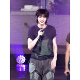JUHOON Same Style Frog Print Short-sleeved T-shirt