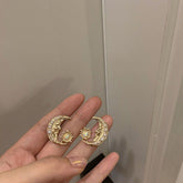 Crescent Moon & Star Earrings