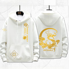 Unisex Game ZhongLi Printed Loose Hoodie