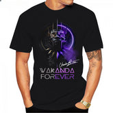 Trendy Men's 3D Black Panther Wakanda Forever Loose T-Shirt