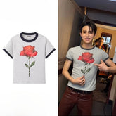 SEONGHYEON Same Rose Short-sleeved T-shirt