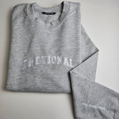 EMOTIONAL Embroidered Crew Neck Sweatshirt