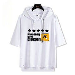 Men's Vice City Hooded Short Sleeve T-Shirt