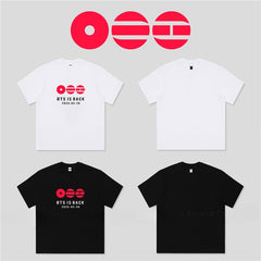 BTS IS BACK Short-sleeved Cotton T-shirt