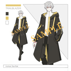 Trendy Game Cosplay Trench Coat Pants Suit